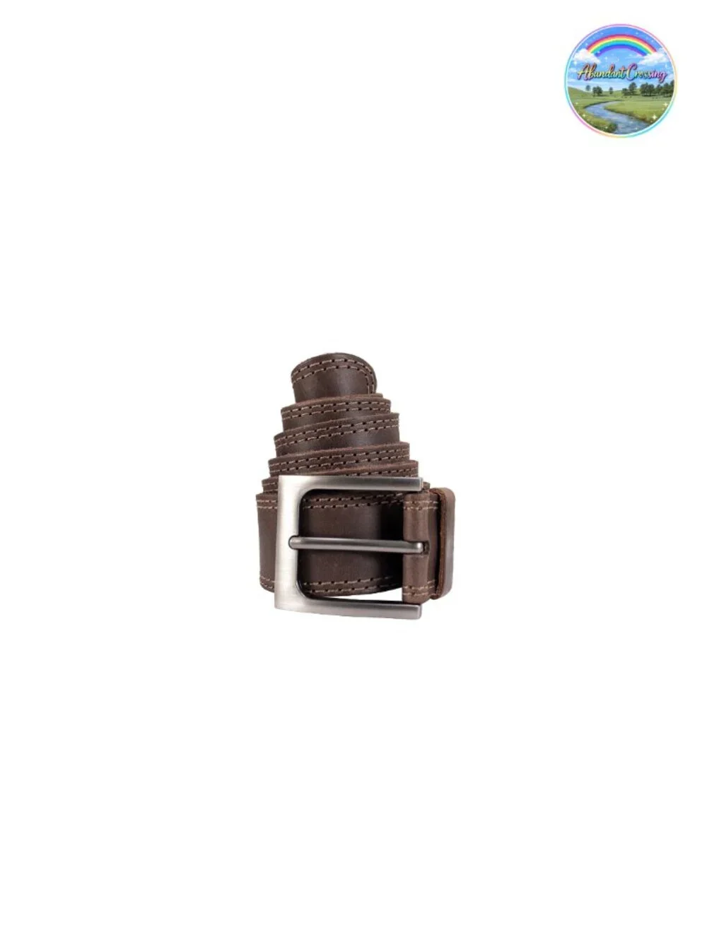 Handmade Full Grain Leather Belt for Men - Durable 1.5